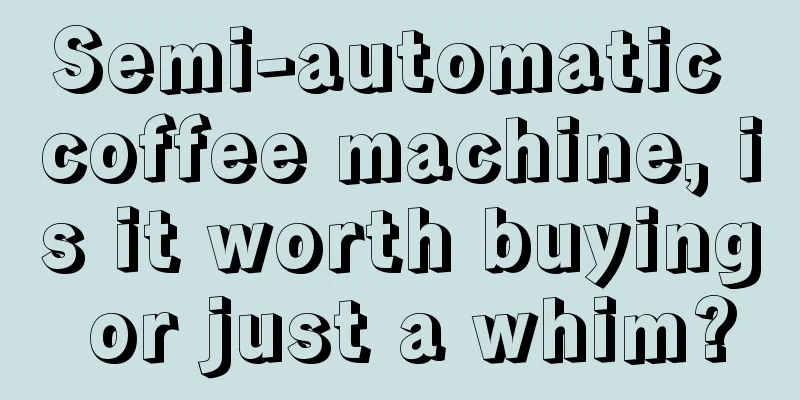 Semi-automatic coffee machine, is it worth buying or just a whim?