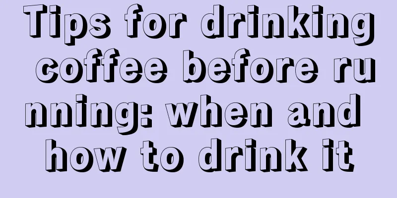 Tips for drinking coffee before running: when and how to drink it