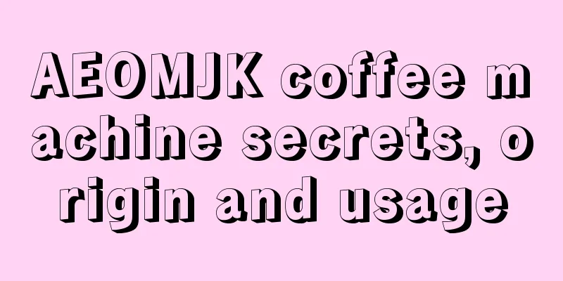 AEOMJK coffee machine secrets, origin and usage