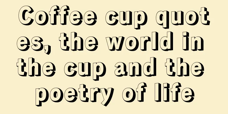 Coffee cup quotes, the world in the cup and the poetry of life