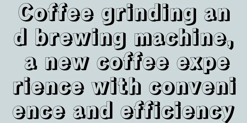 Coffee grinding and brewing machine, a new coffee experience with convenience and efficiency