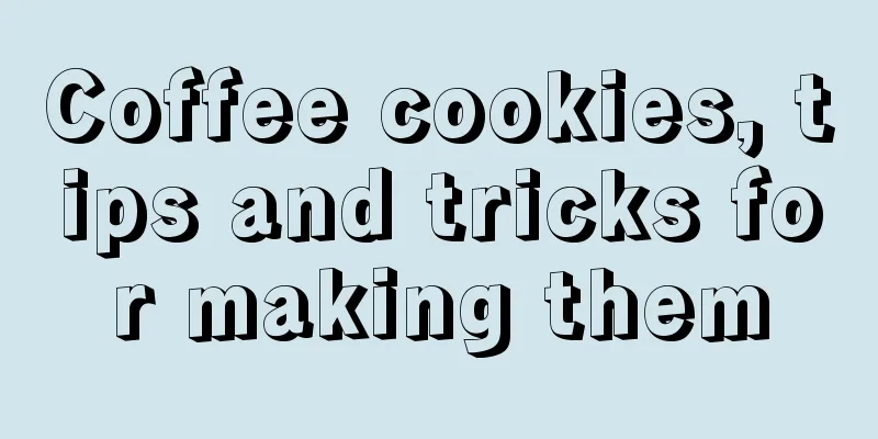 Coffee cookies, tips and tricks for making them