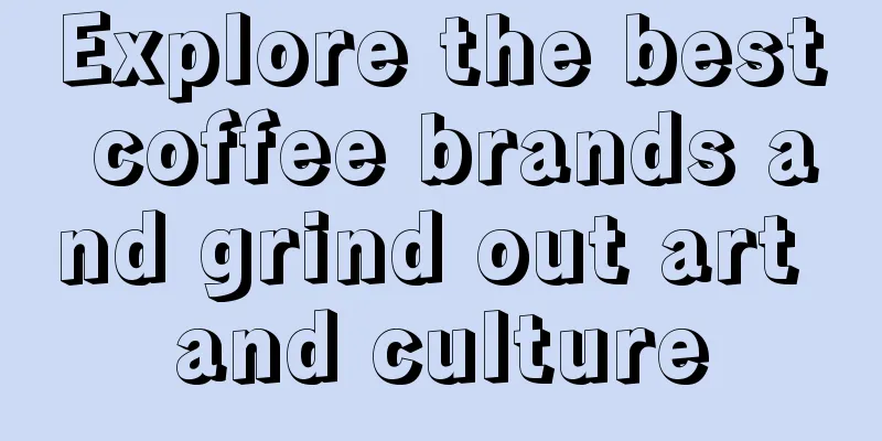 Explore the best coffee brands and grind out art and culture