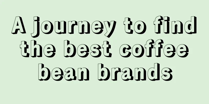 A journey to find the best coffee bean brands