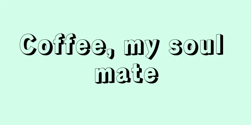 Coffee, my soul mate