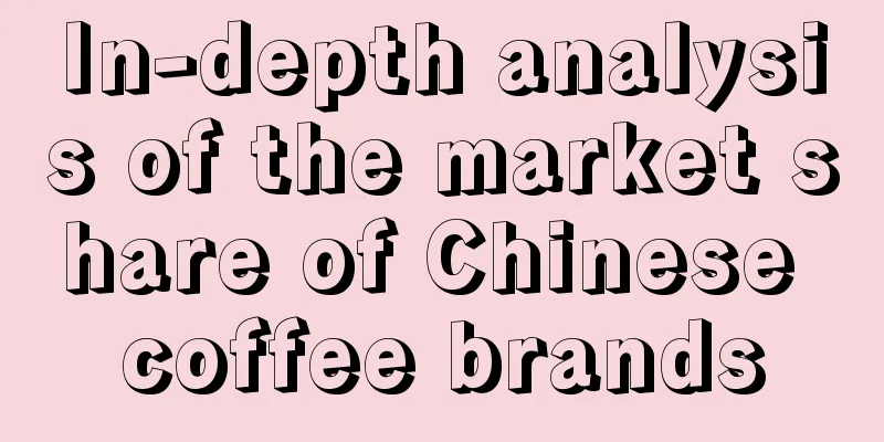 In-depth analysis of the market share of Chinese coffee brands