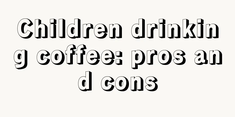 Children drinking coffee: pros and cons