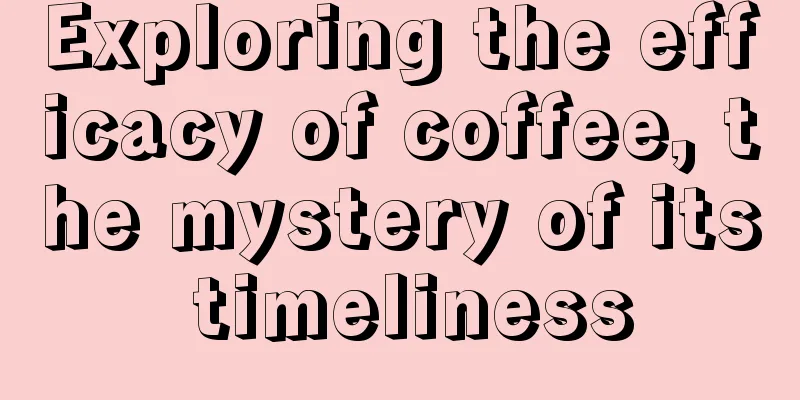 Exploring the efficacy of coffee, the mystery of its timeliness