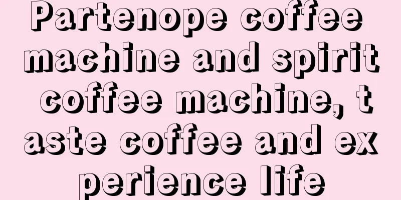 Partenope coffee machine and spirit coffee machine, taste coffee and experience life