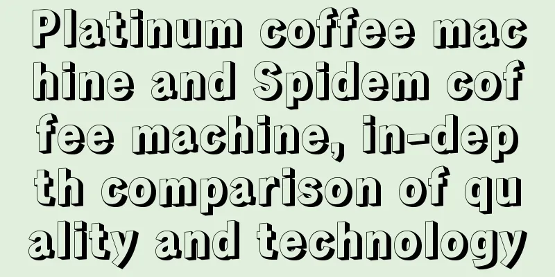 Platinum coffee machine and Spidem coffee machine, in-depth comparison of quality and technology