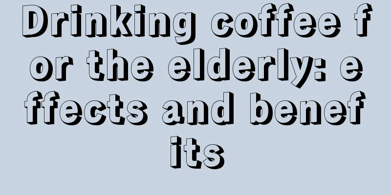 Drinking coffee for the elderly: effects and benefits