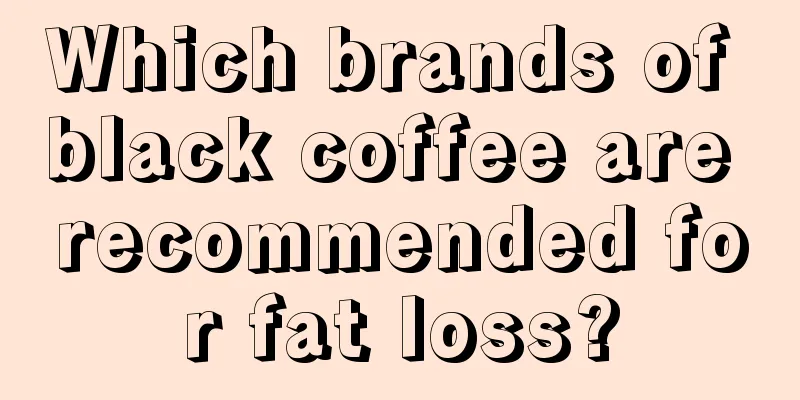 Which brands of black coffee are recommended for fat loss?