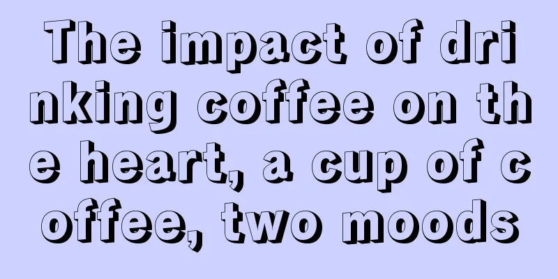 The impact of drinking coffee on the heart, a cup of coffee, two moods