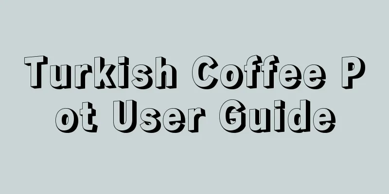 Turkish Coffee Pot User Guide