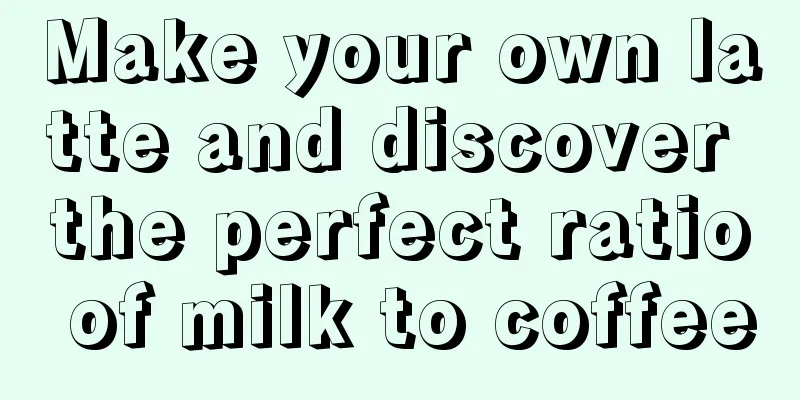 Make your own latte and discover the perfect ratio of milk to coffee