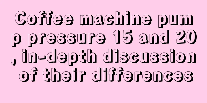 Coffee machine pump pressure 15 and 20, in-depth discussion of their differences