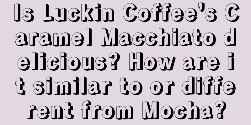 Is Luckin Coffee’s Caramel Macchiato delicious? How are it similar to or different from Mocha?