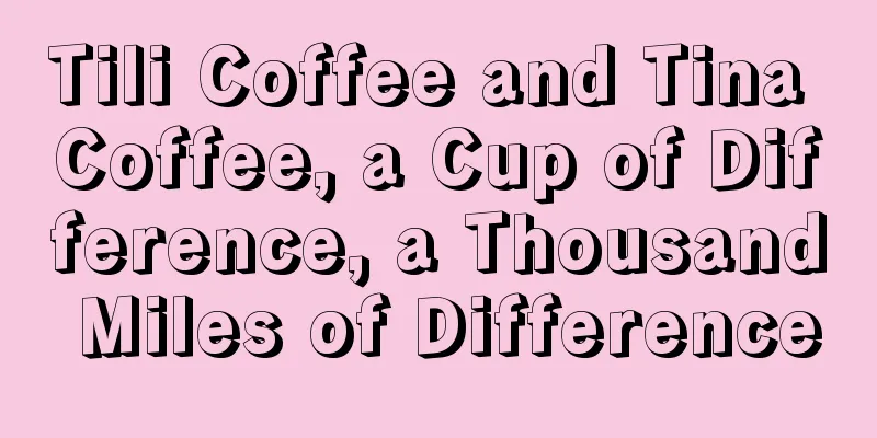 Tili Coffee and Tina Coffee, a Cup of Difference, a Thousand Miles of Difference