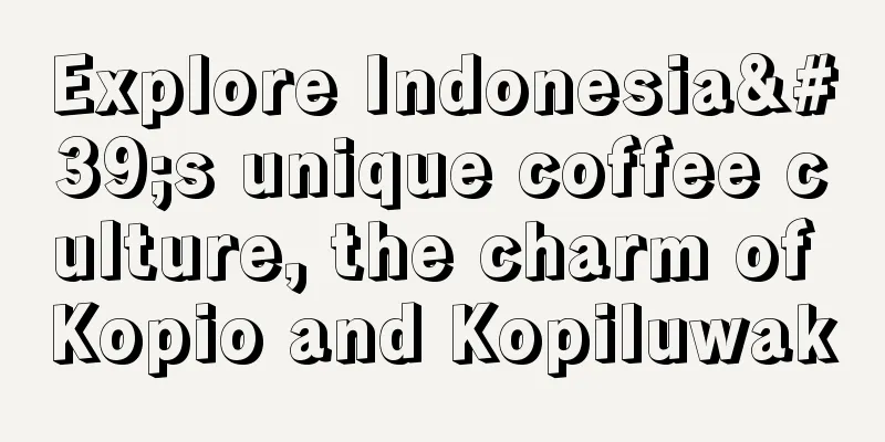 Explore Indonesia's unique coffee culture, the charm of Kopio and Kopiluwak