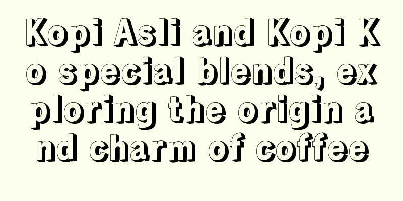 Kopi Asli and Kopi Ko special blends, exploring the origin and charm of coffee