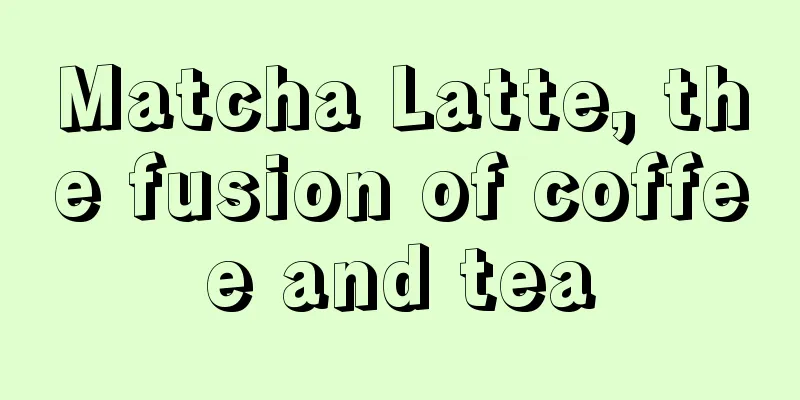 Matcha Latte, the fusion of coffee and tea