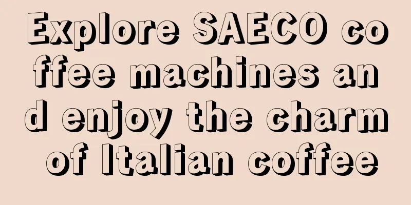 Explore SAECO coffee machines and enjoy the charm of Italian coffee