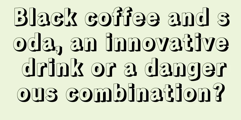 Black coffee and soda, an innovative drink or a dangerous combination?