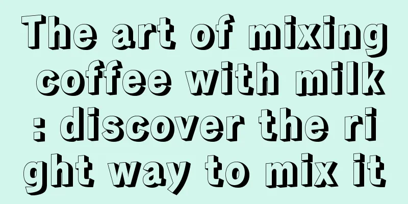 The art of mixing coffee with milk: discover the right way to mix it