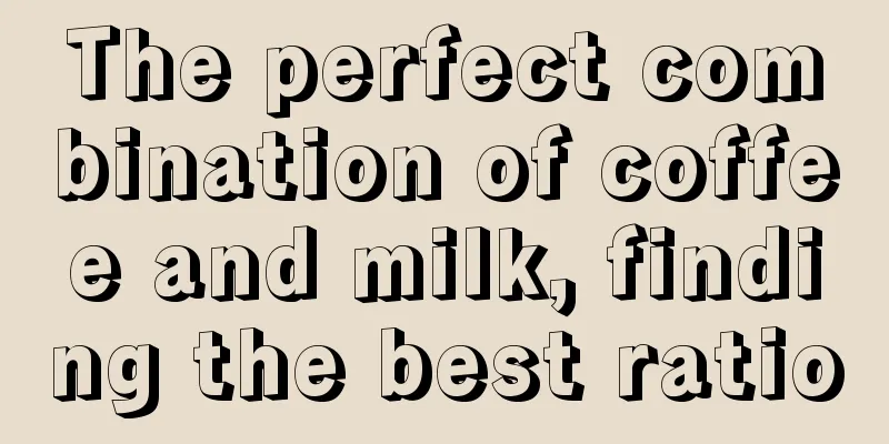 The perfect combination of coffee and milk, finding the best ratio