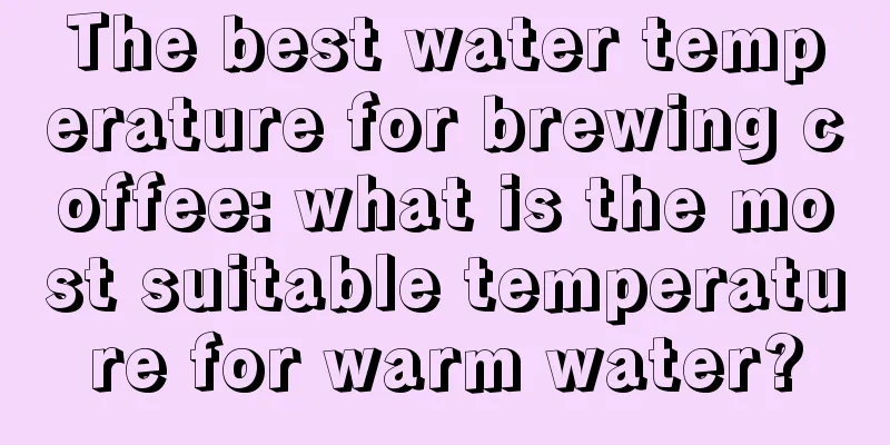 The best water temperature for brewing coffee: what is the most suitable temperature for warm water?