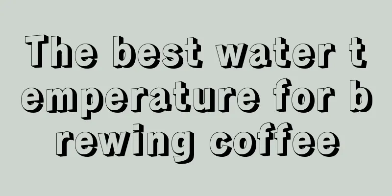 The best water temperature for brewing coffee