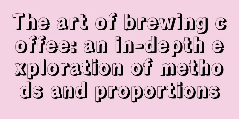 The art of brewing coffee: an in-depth exploration of methods and proportions