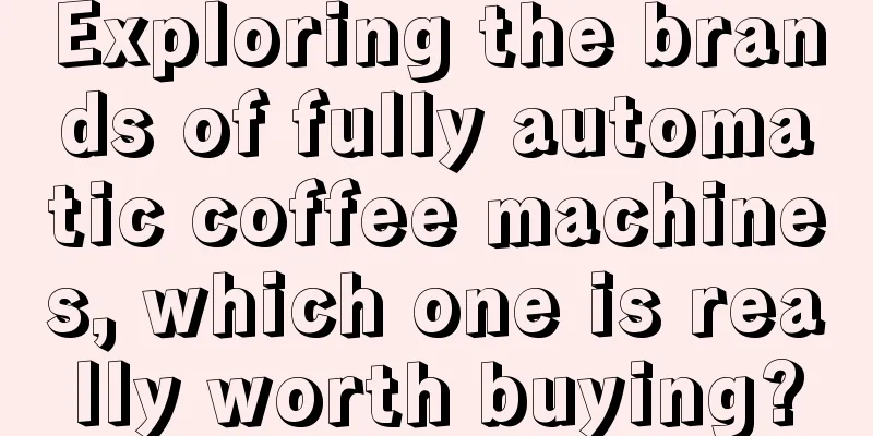 Exploring the brands of fully automatic coffee machines, which one is really worth buying?