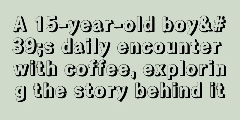 A 15-year-old boy's daily encounter with coffee, exploring the story behind it