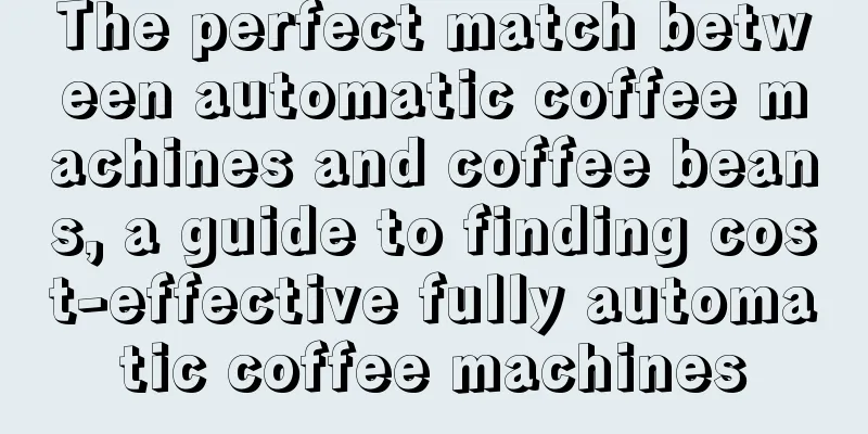 The perfect match between automatic coffee machines and coffee beans, a guide to finding cost-effective fully automatic coffee machines