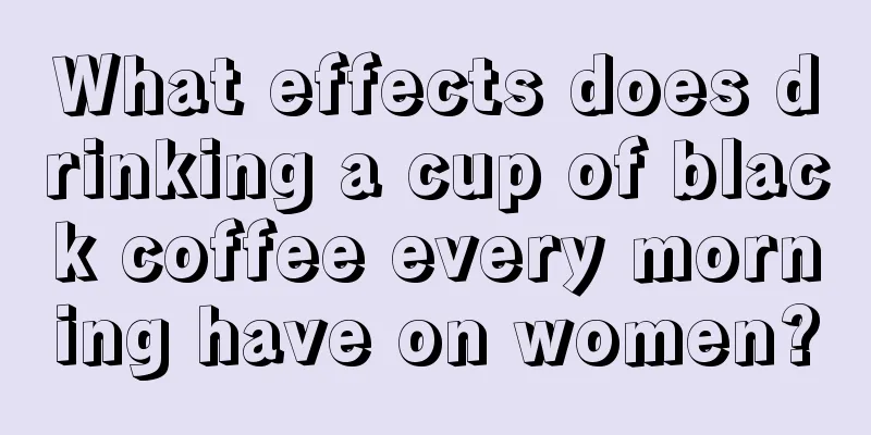 What effects does drinking a cup of black coffee every morning have on women?