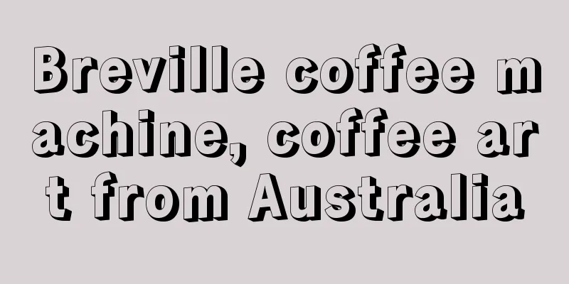 Breville coffee machine, coffee art from Australia