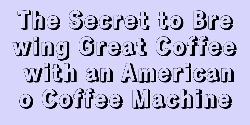 The Secret to Brewing Great Coffee with an Americano Coffee Machine