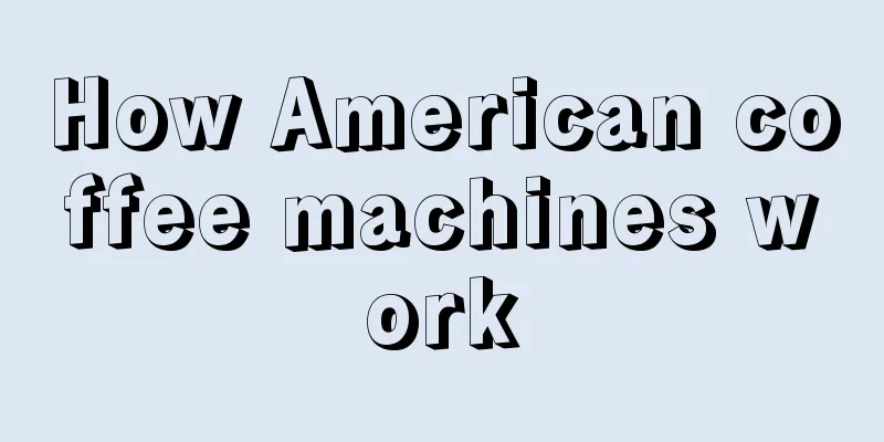 How American coffee machines work