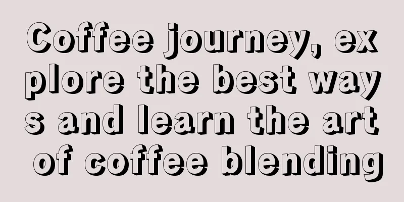 Coffee journey, explore the best ways and learn the art of coffee blending