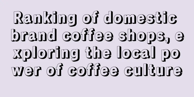 Ranking of domestic brand coffee shops, exploring the local power of coffee culture