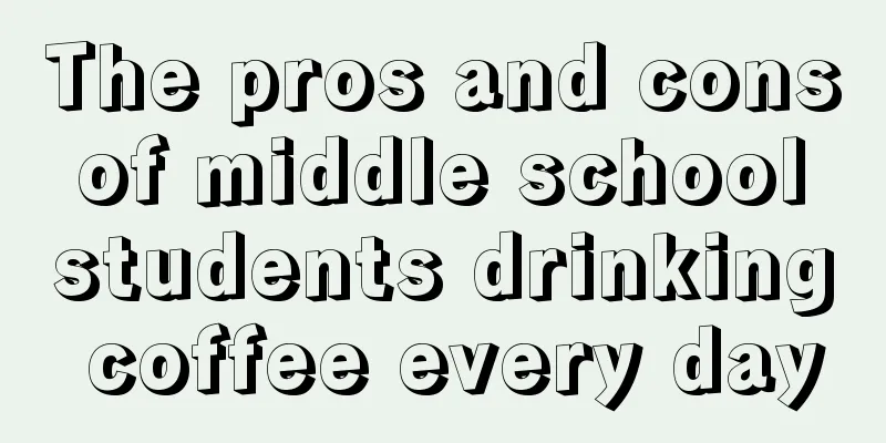 The pros and cons of middle school students drinking coffee every day