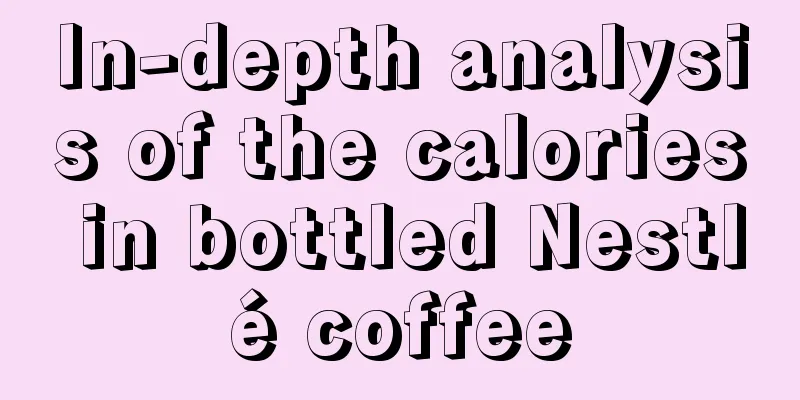 In-depth analysis of the calories in bottled Nestlé coffee