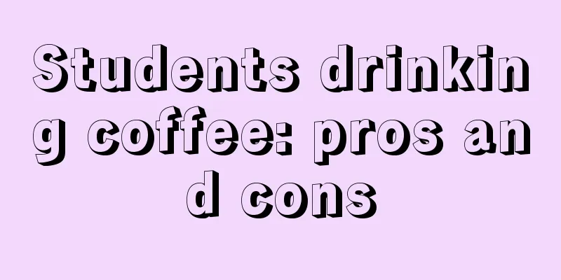 Students drinking coffee: pros and cons