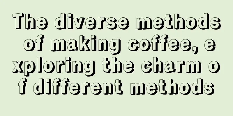 The diverse methods of making coffee, exploring the charm of different methods