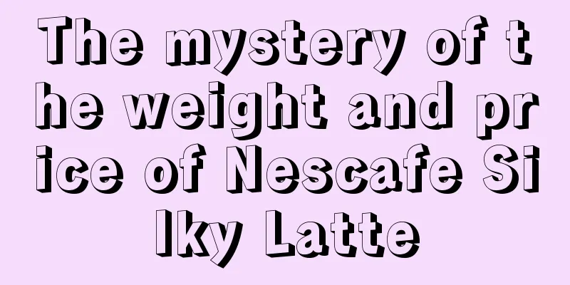 The mystery of the weight and price of Nescafe Silky Latte