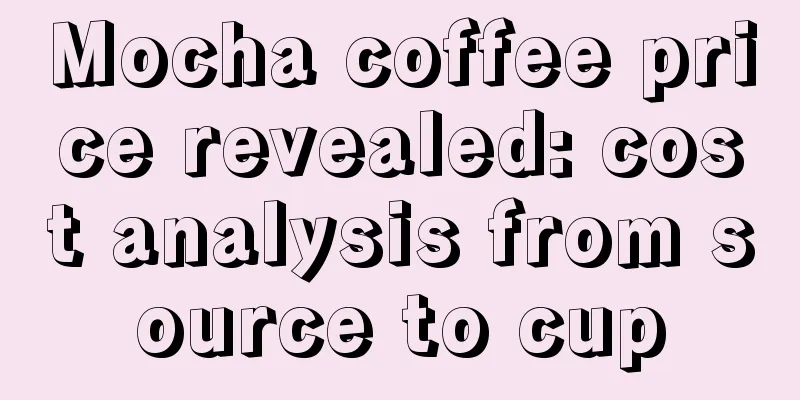 Mocha coffee price revealed: cost analysis from source to cup