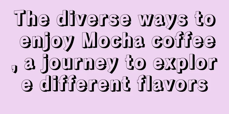 The diverse ways to enjoy Mocha coffee, a journey to explore different flavors