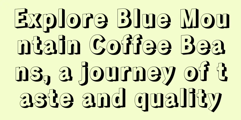 Explore Blue Mountain Coffee Beans, a journey of taste and quality