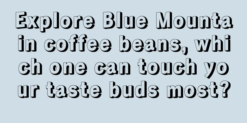 Explore Blue Mountain coffee beans, which one can touch your taste buds most?